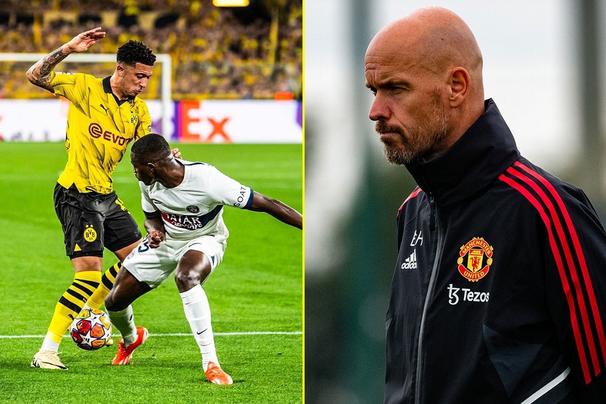 Jadon Sancho ‘bám sát’ Messi ở Champions League, Ten Hag bị chỉ trích vì ‘chọn sai người’